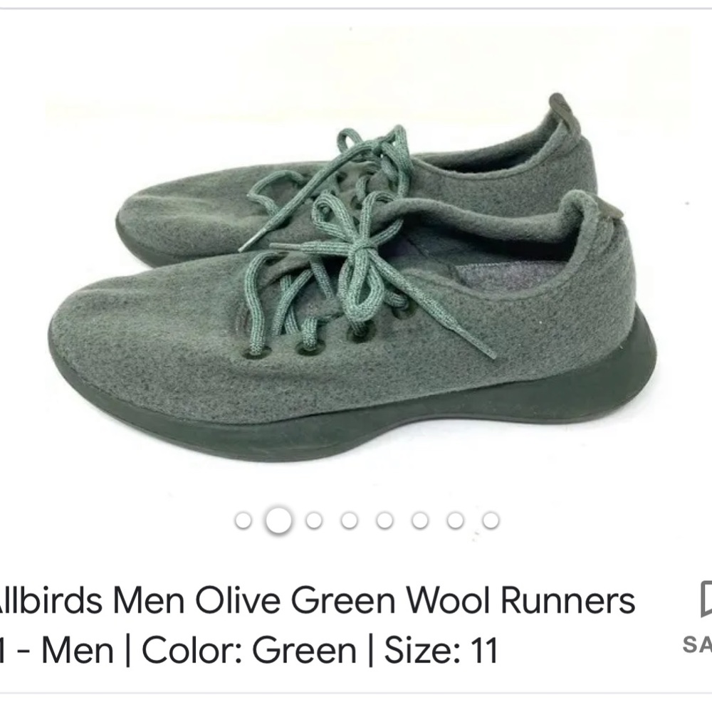 Allbirds Olive Wool Runners